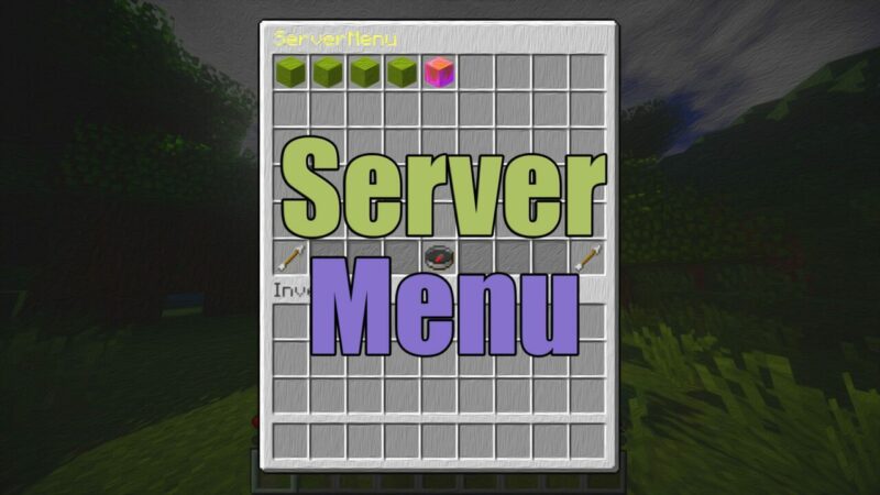 ServerMenu | Verwalte deine Server über ein Inventar! [Digital]