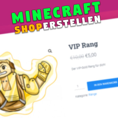 Minecraft Shop mit Rängen erstellen (WordPress)